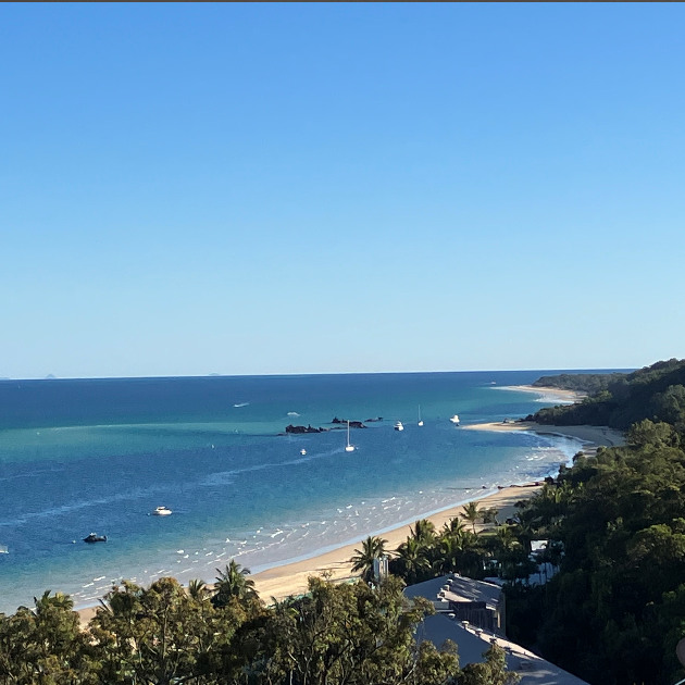 Beach and ocean view Moreton Island